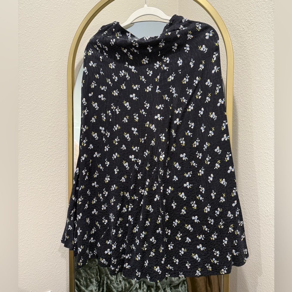 NEW MAJE Split Skirt - Black - Size 36